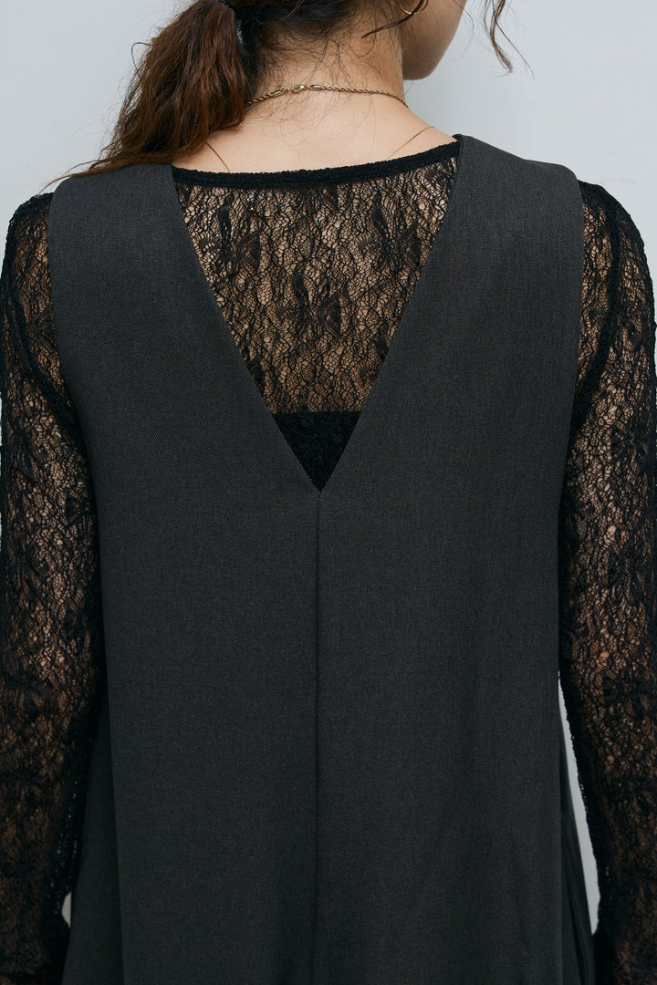 [予約]フロントジップコクーンコンビネゾン