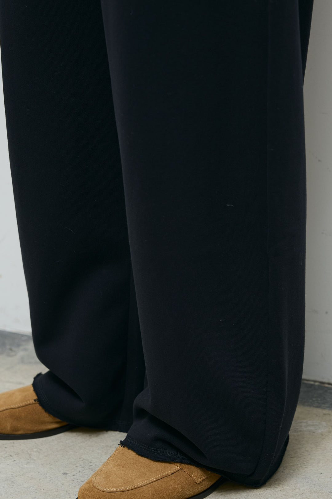 [予約/SET]スタンドカラーボーダージップニット+ボーダーニットPO+カーブスウェットパンツ(3set)