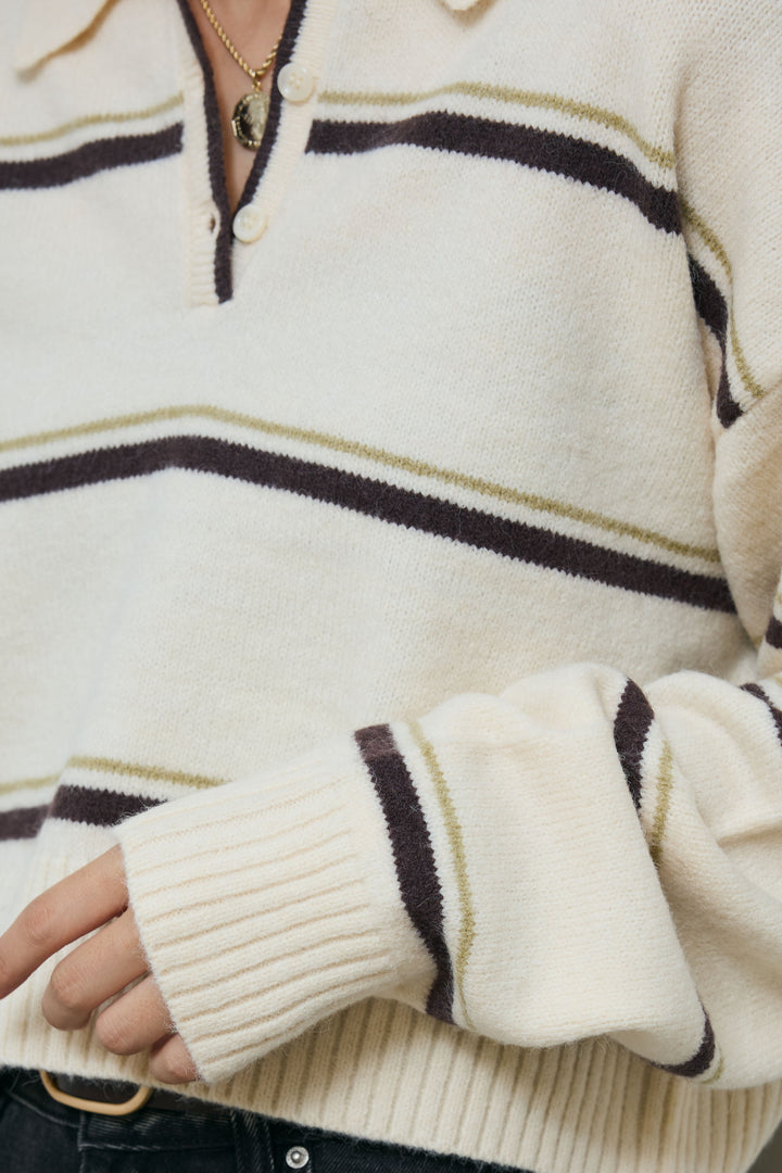 [予約]ボーダーポロニット