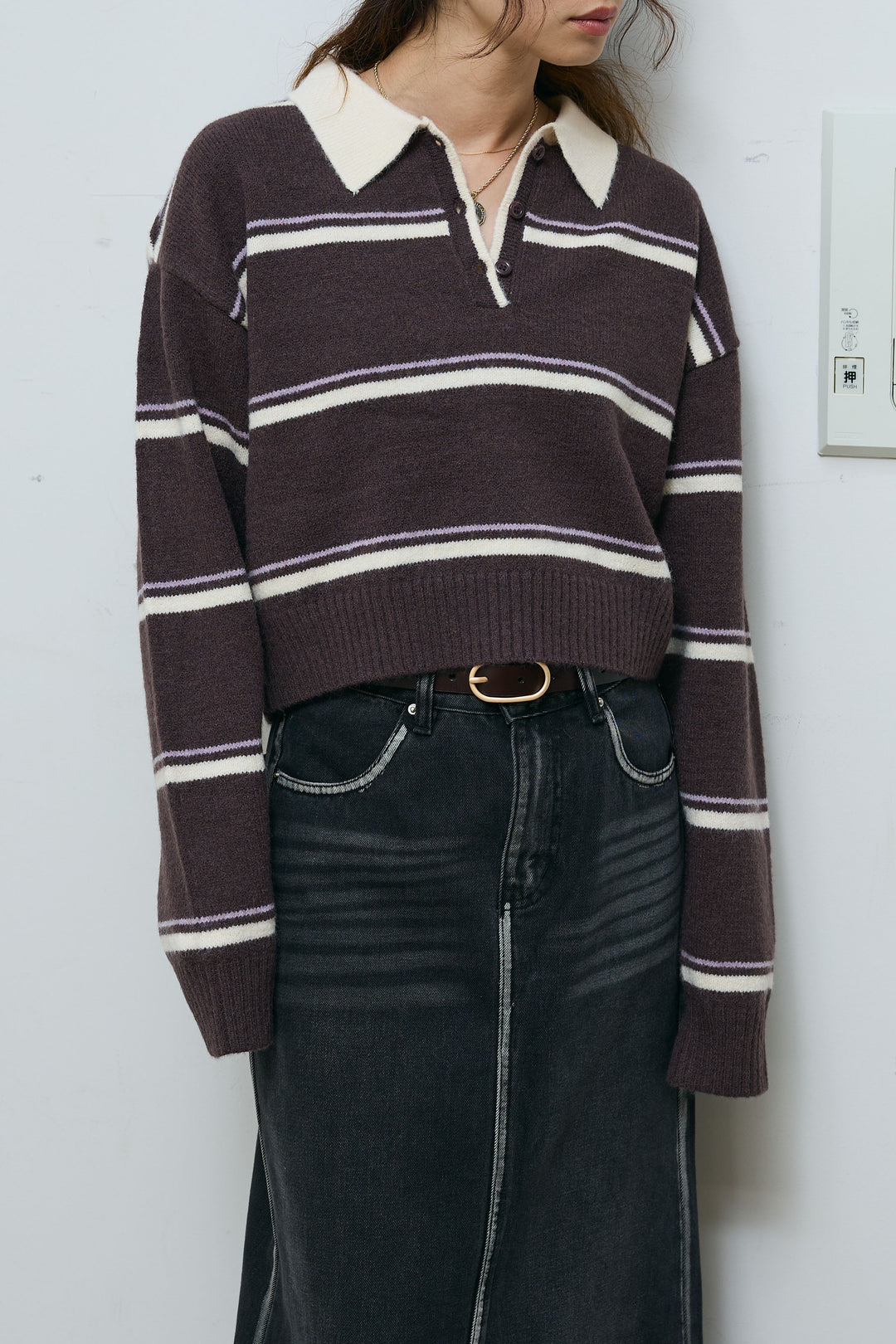 [予約]ボーダーポロニット