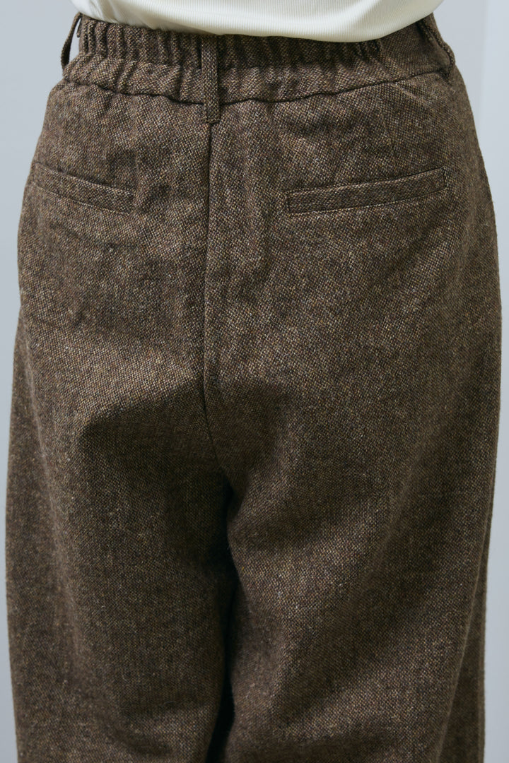 [予約]ツイードタックパンツ