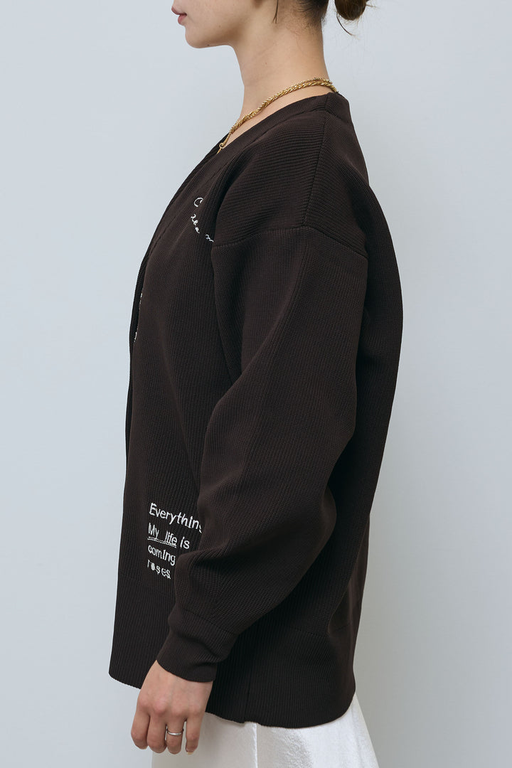 [予約]グラフィティニットカーデ