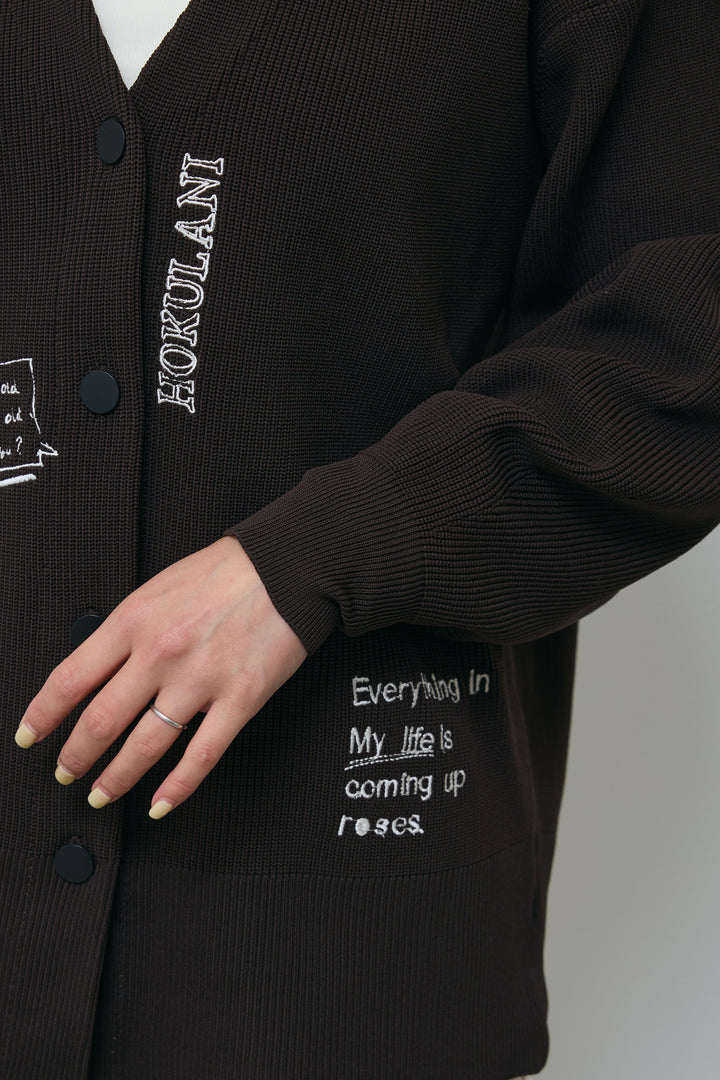 [予約]グラフィティニットカーデ