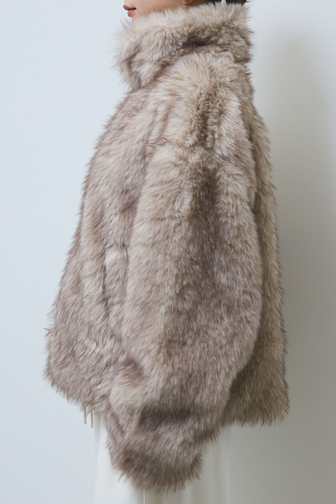 [予約/SET]ミックスファージップブルゾン+裏起毛スウェットワイドパンツ(2set)