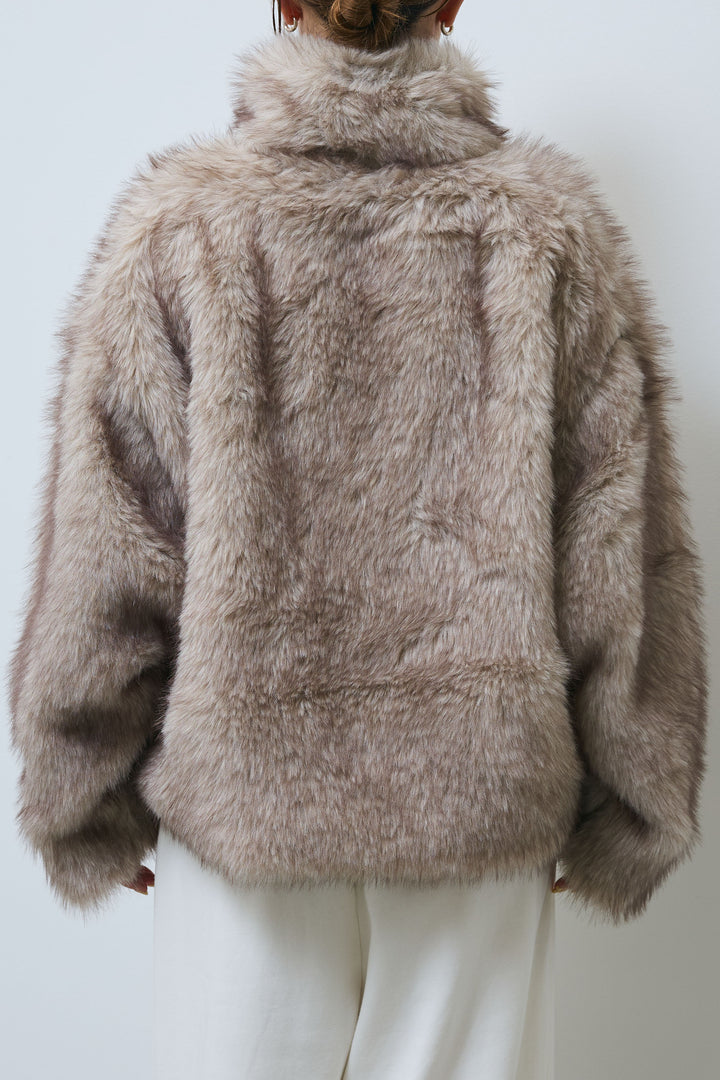 [予約]ミックスファージップブルゾン