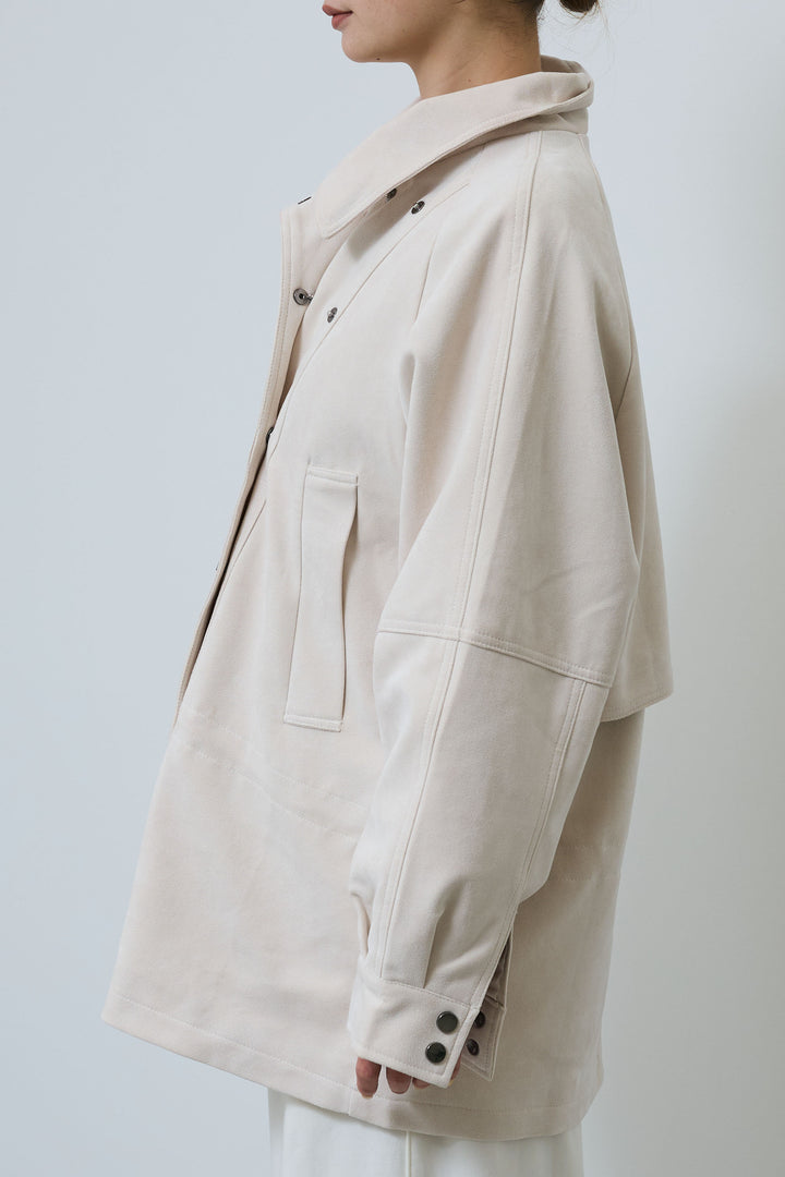 [予約/SET]エコスウェードミディブルゾン+オーセンティックデニムSK(2set)