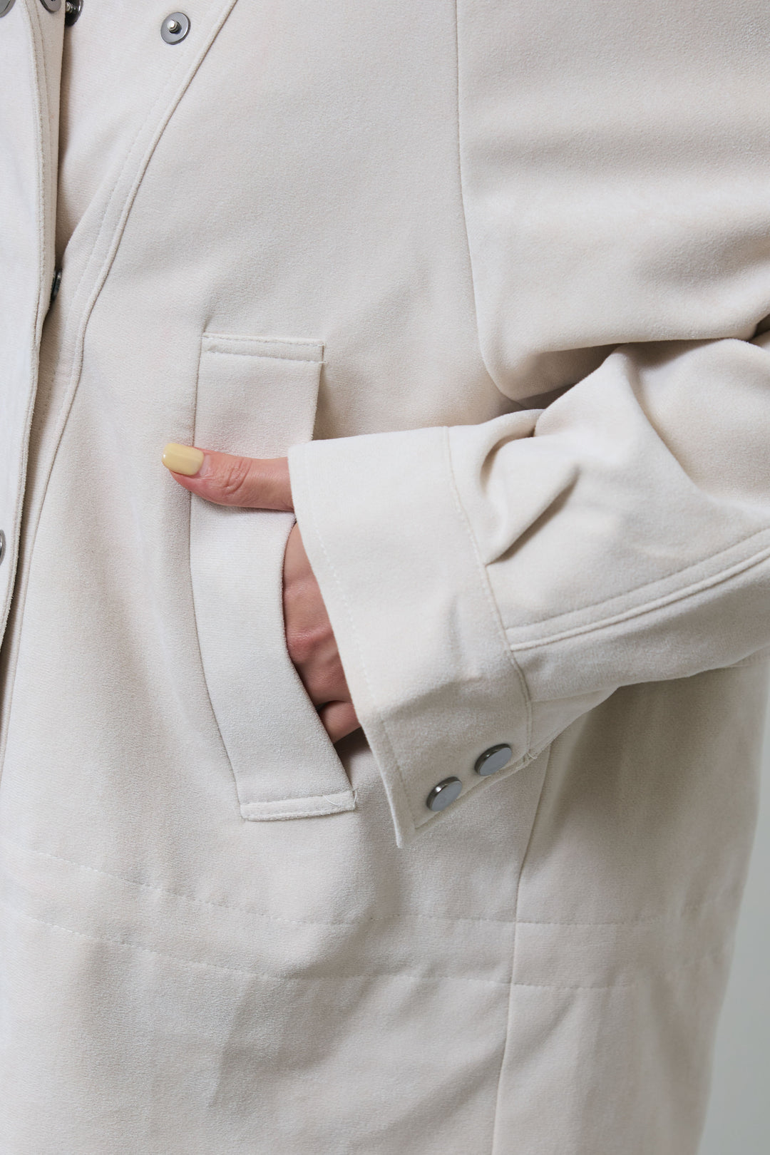 [予約/SET]エコスウェードミディブルゾン+エフォートレススウェットパンツ(2set)