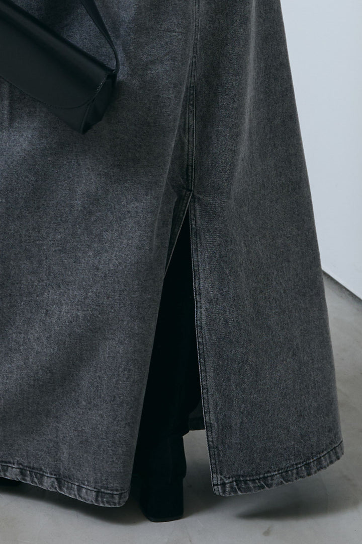 [予約/SET]エコスウェードミディブルゾン+オーセンティックデニムSK(2set)