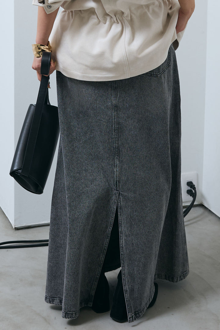 [予約/SET]ボア襟ジップブルゾン+オーセンティックデニムSK(2set)