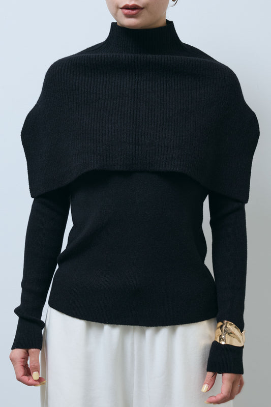 予約/SET]ケープアンサンブルニット+ケープアンサンブルニット+