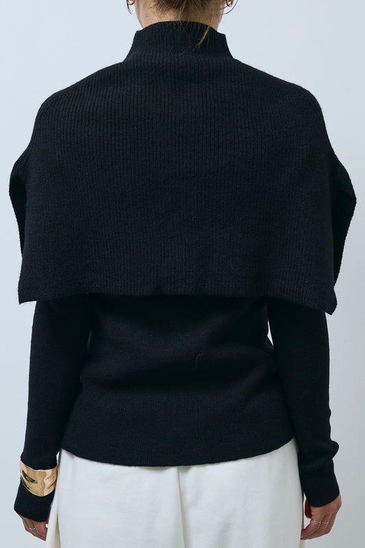 ルルウィルビー　ケープアンサンブルニット 予約/SET]ケープアンサンブルニット+ケープアンサンブルニット(2set