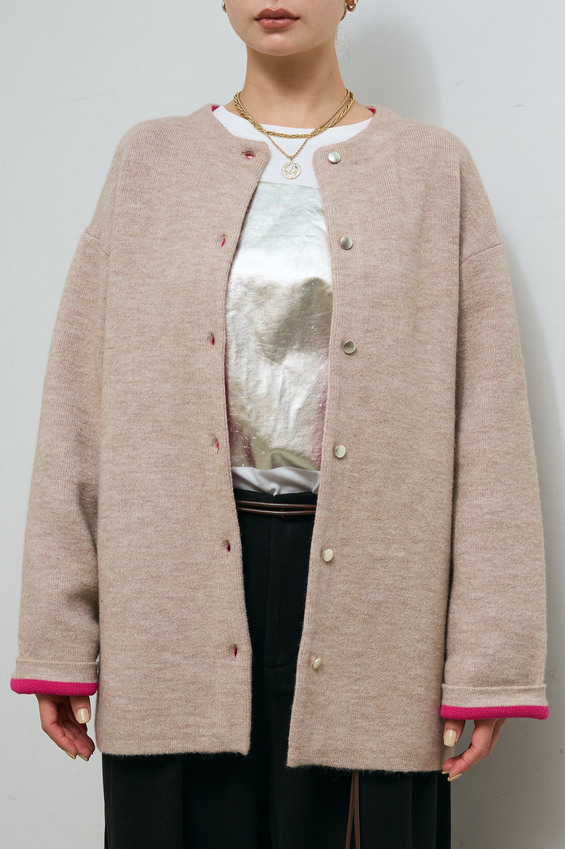 ○★新品 未使用 maiami アルパカ クロシェット コート 定番ニットコート ○☆新品 未使用 maiami アルパカ クロシェット コート 定番