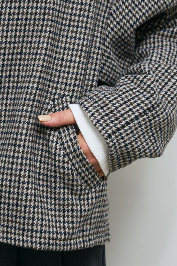 [予約]ガンクラブチェックノーカラーJK