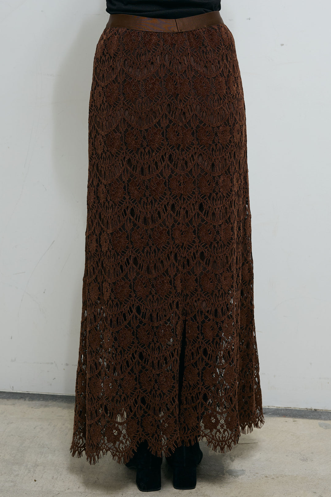 [予約]レース刺繍ロングスカート