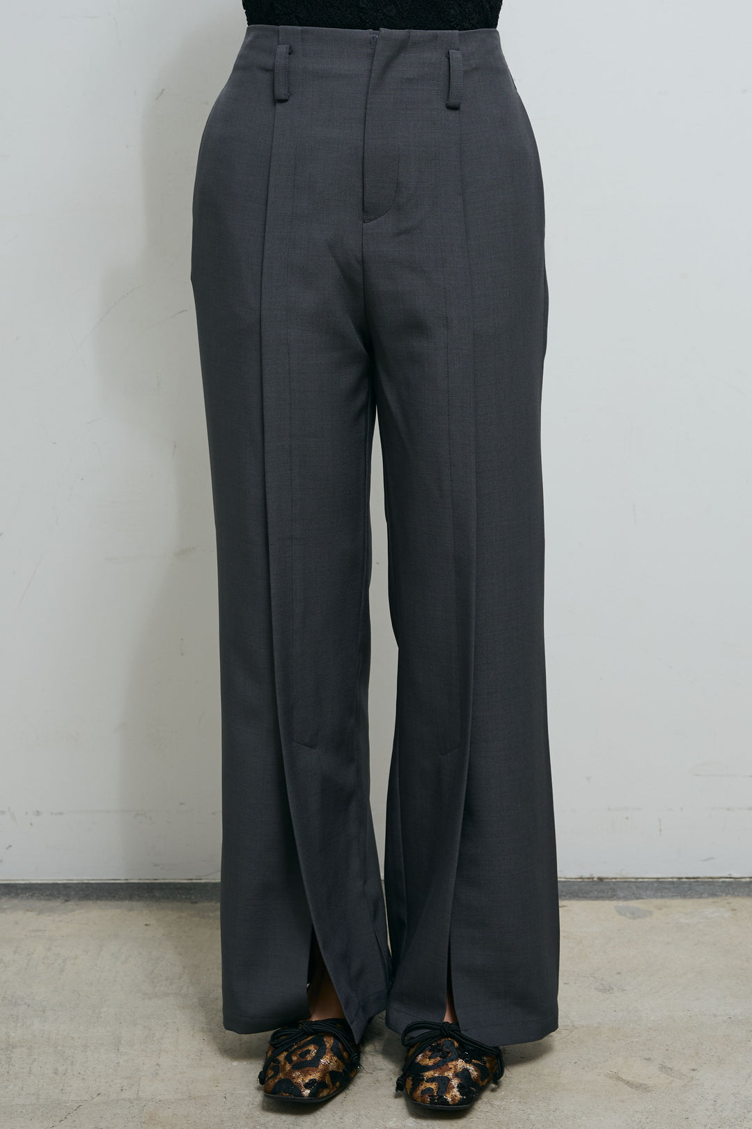 [予約/SET]スウェードタッチスタジャン+シアーレーストップス+マルチウェイニットタンク+センタースリットパンツ(4set)