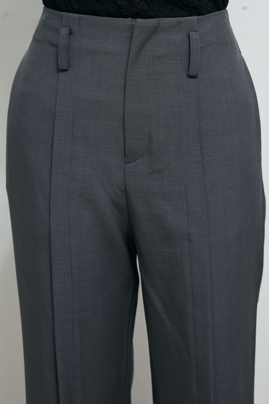 [予約/SET]フリンジ切り替えニットチュニック+オフショルリブニット+センタースリットパンツ(3set)