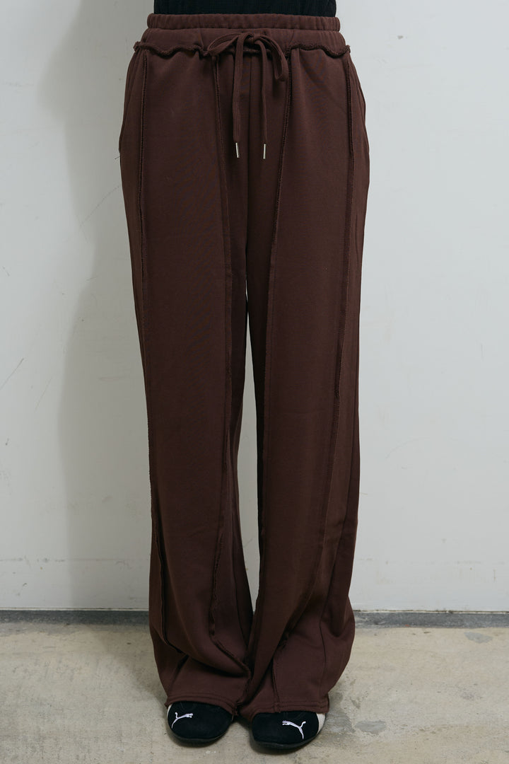 [予約]ストレート裏毛パンツ