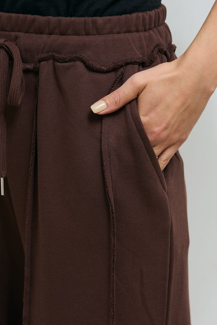 [予約/SET]ネップモールミドルカーディガン+ベロアチュールヘンリーネックT+ストレート裏毛パンツ(3set)