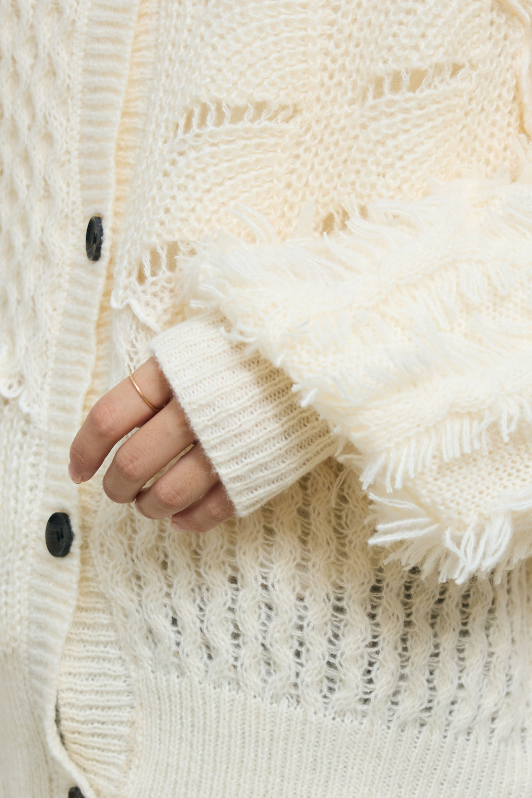 [予約]フリンジカウチンカーディガン