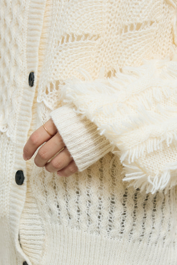 [予約]フリンジカウチンカーディガン