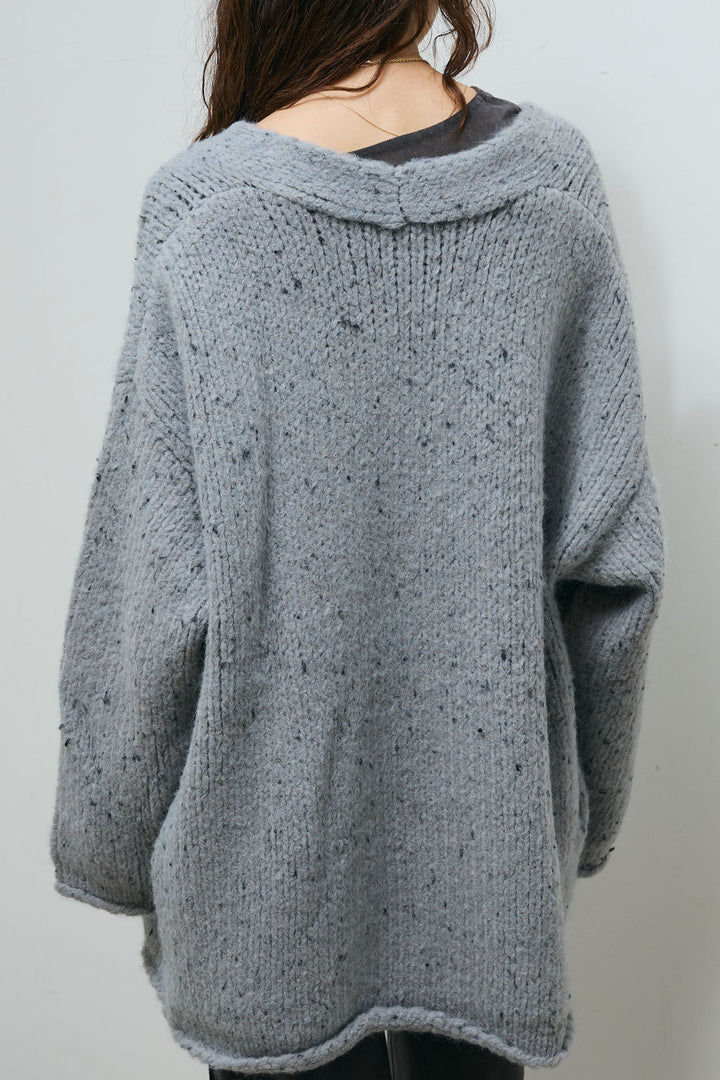 [予約]ネップモールミドルカーディガン