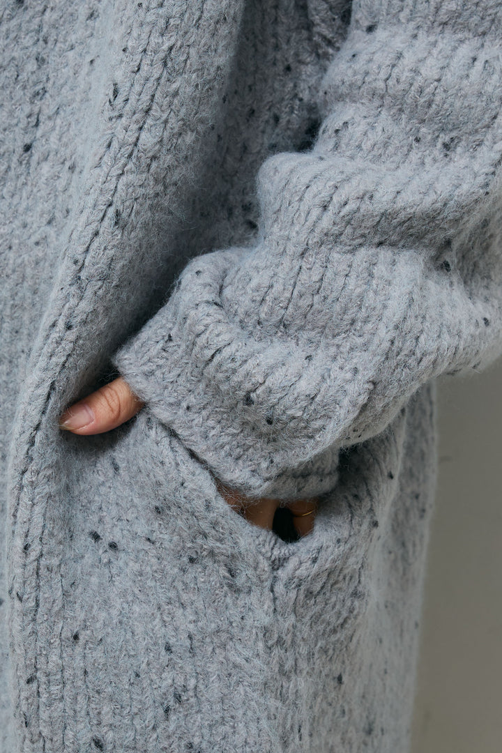 [予約]ネップモールミドルカーディガン