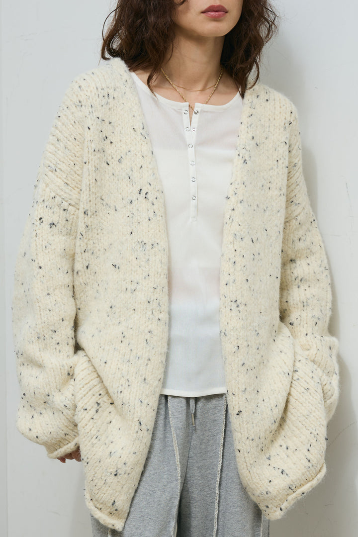 [予約]ネップモールミドルカーディガン