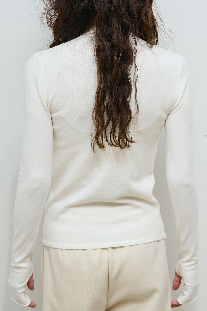 [予約/SET]ボア切替中綿ベスト+アンゴラタッチフィンガーホールタートルニット+ダンボールニットパンツ(3set)