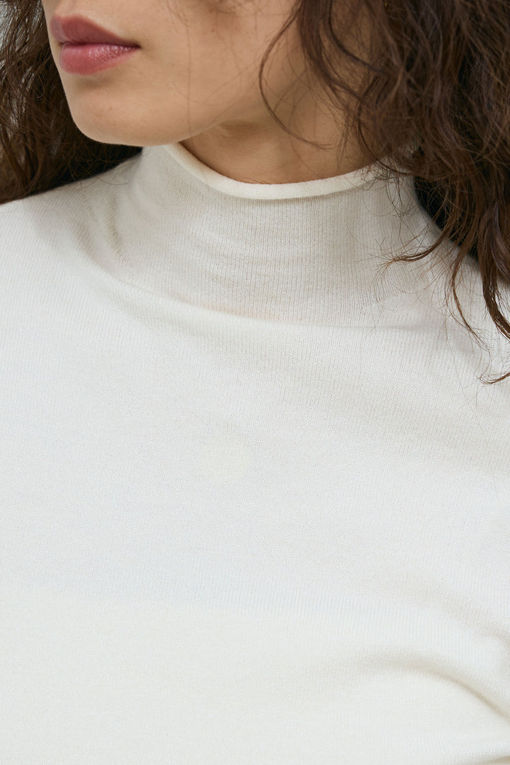 [予約]アンゴラタッチフィンガーホールタートルニット