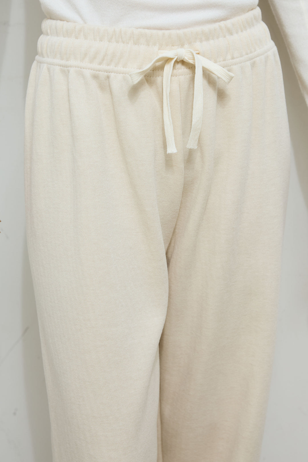 [予約/SET]ハイネックジップデザインニットトップス+ダンボールニットパンツ(2set)