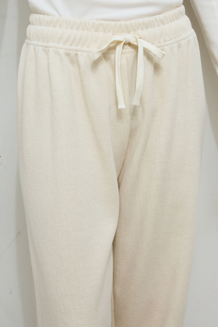 [予約/SET]ウールライクスタンドカラーベスト+サイドホールウールブレンドレースロングタンク+ダンボールニットパンツ(3set)