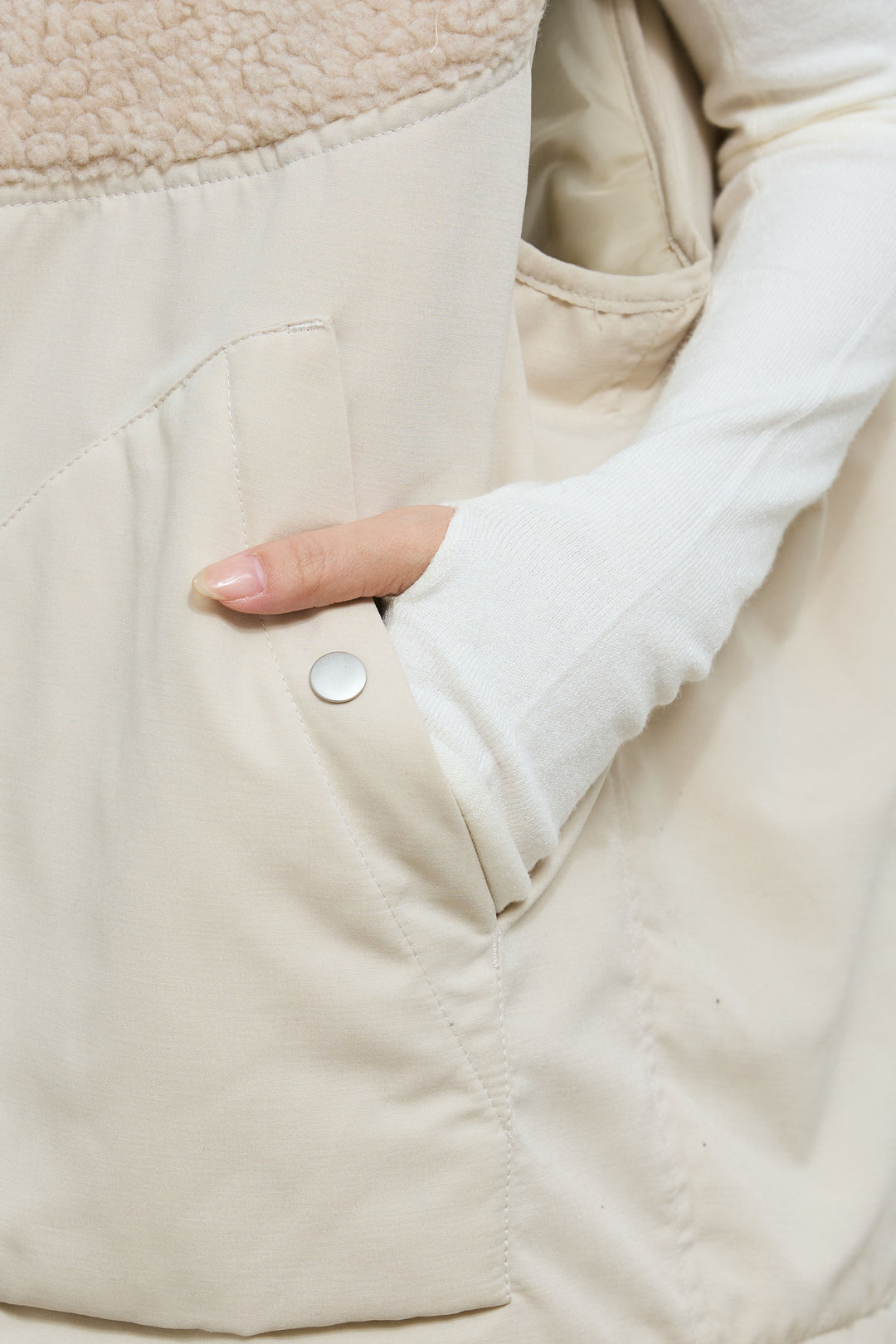 [予約]ボア切替中綿ベスト