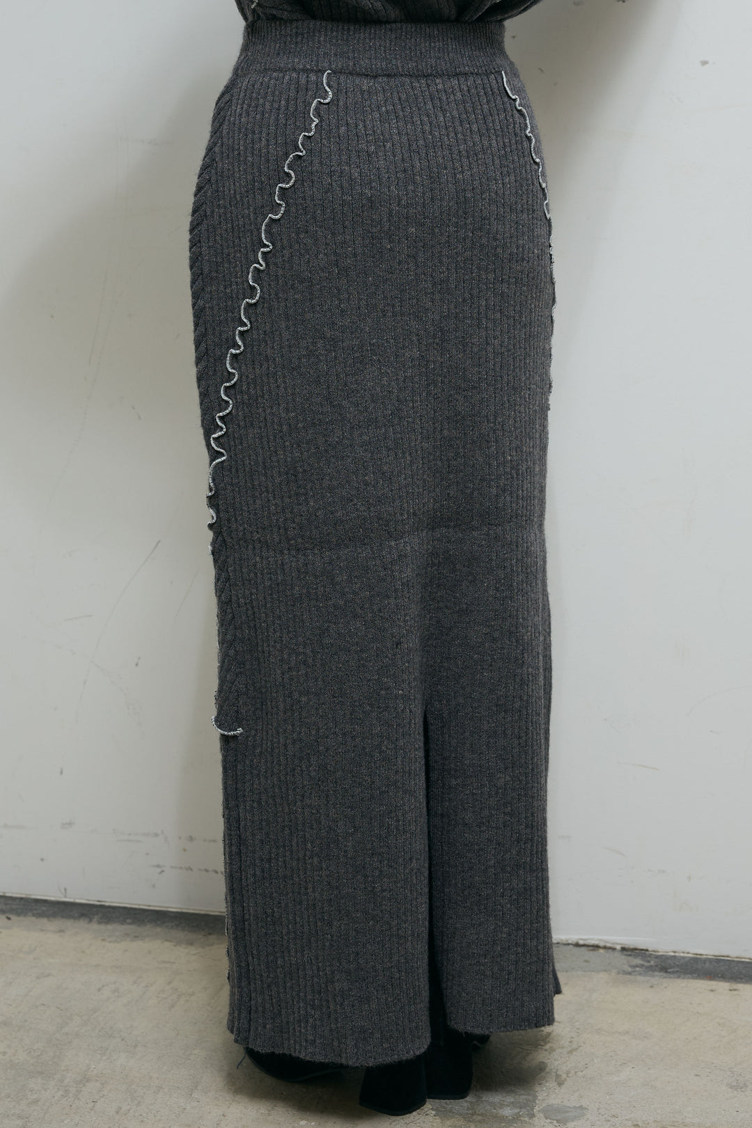 [予約/SET]フェイクムートンジャケット+ランダムメローニット+ランダムメローニットスカート(3set)