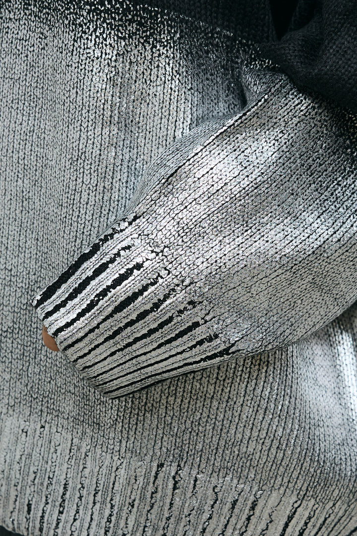 [予約]箔プリントオーバーサイズプルオーバー