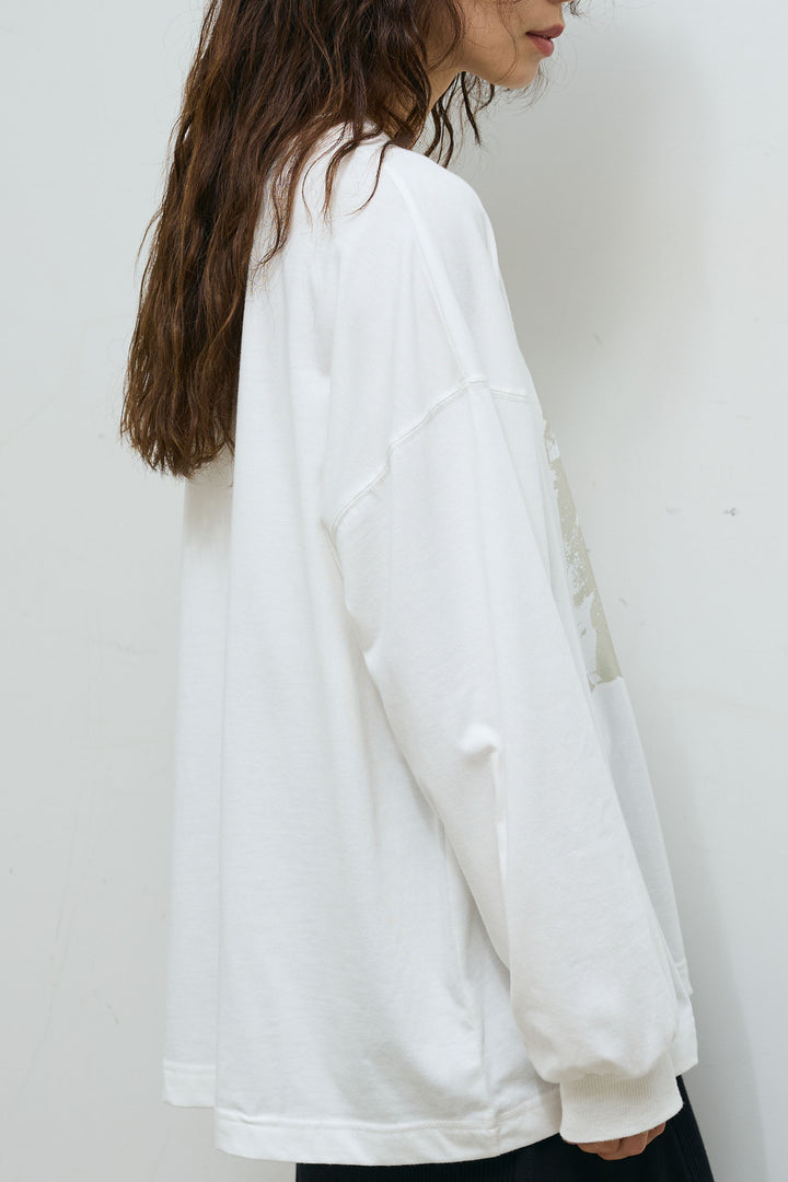 [予約/SET]ボア襟ジップブルゾン+オーバーサイズデニムシャツ+箔プリントロンT+オーセンティックデニムSK(4set)