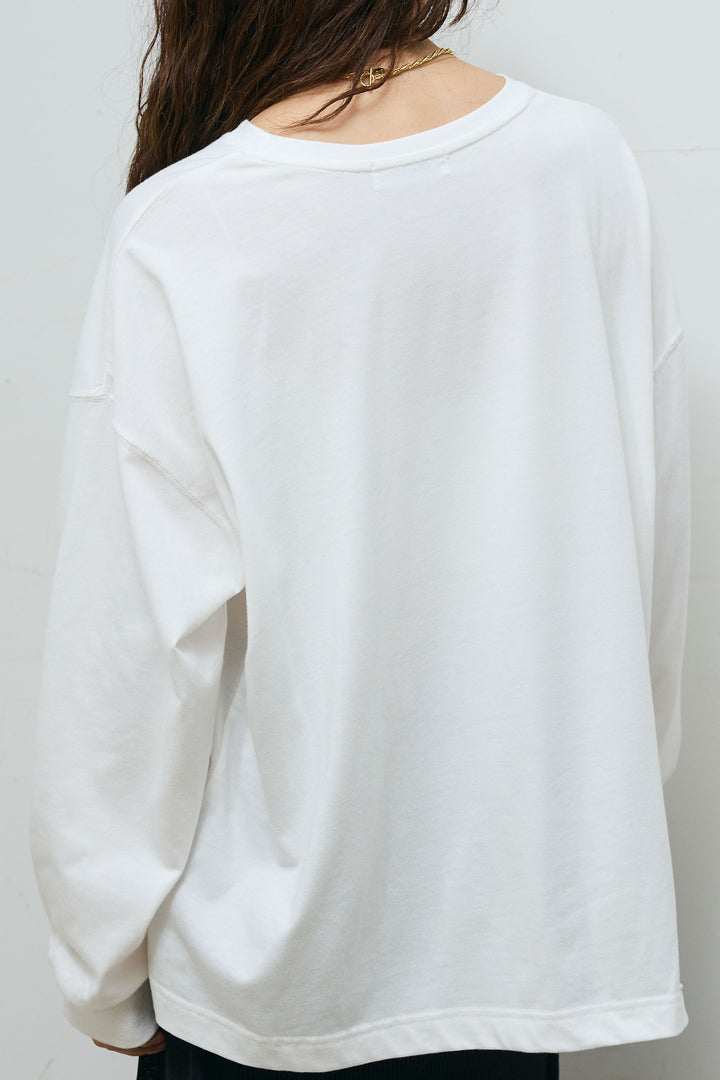 [予約/SET]ボア襟ジップブルゾン+オーバーサイズデニムシャツ+箔プリントロンT+オーセンティックデニムSK(4set)