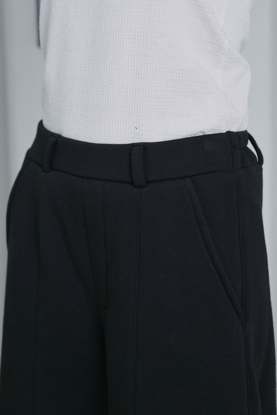 [予約]裏起毛カーブパンツ