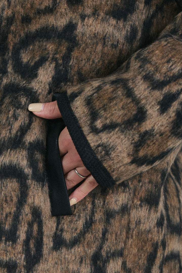 [予約]ノーカラーレオパードジャコット