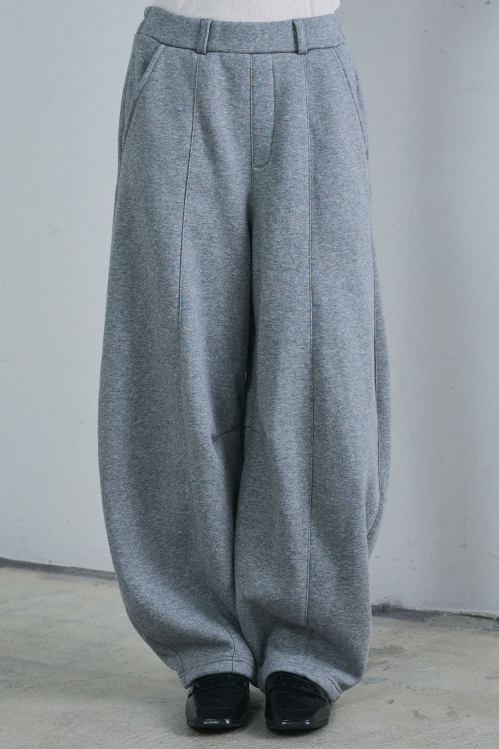 [予約]裏起毛カーブパンツ