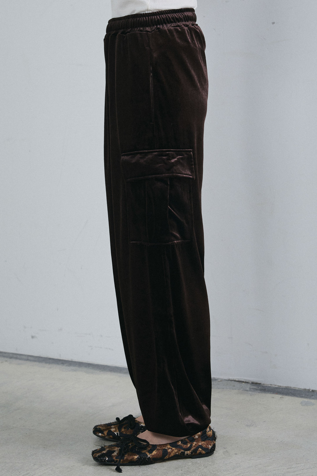 [予約]ベロアカーゴジョガーパンツ
