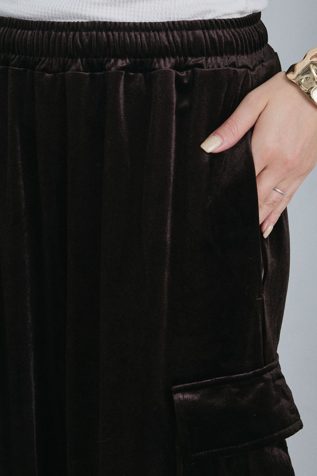 [予約]ベロアカーゴジョガーパンツ