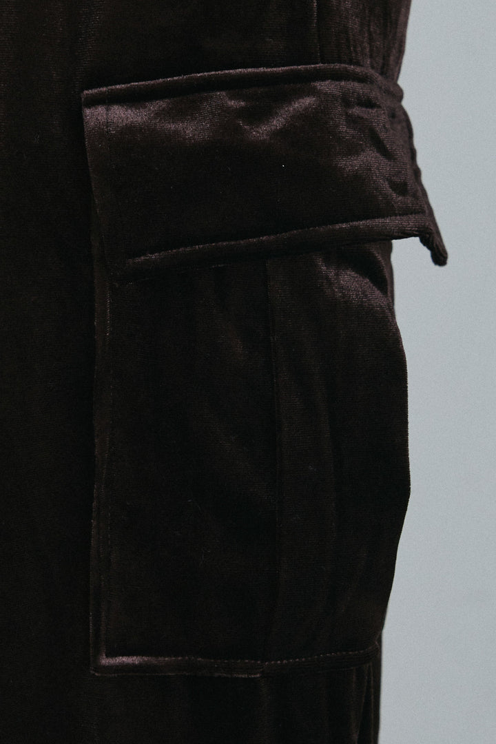 [予約]ベロアカーゴジョガーパンツ