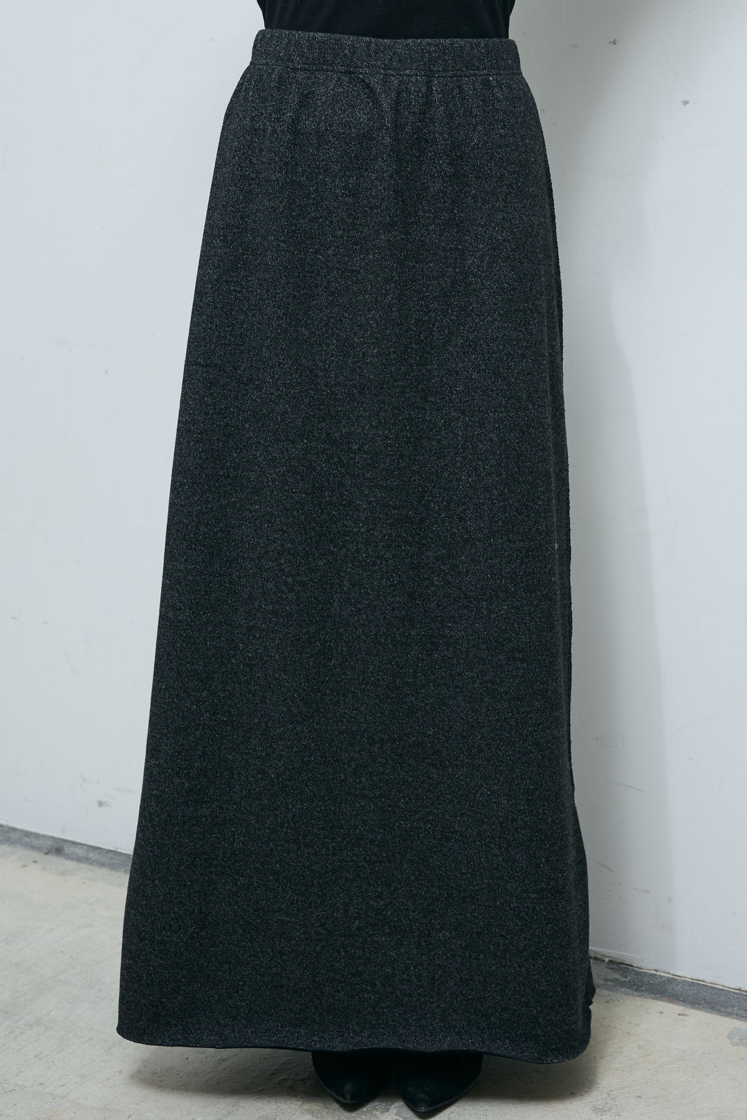 [予約/SET]レオパードモヘアニット+アウトシームストレートスカート(2set)