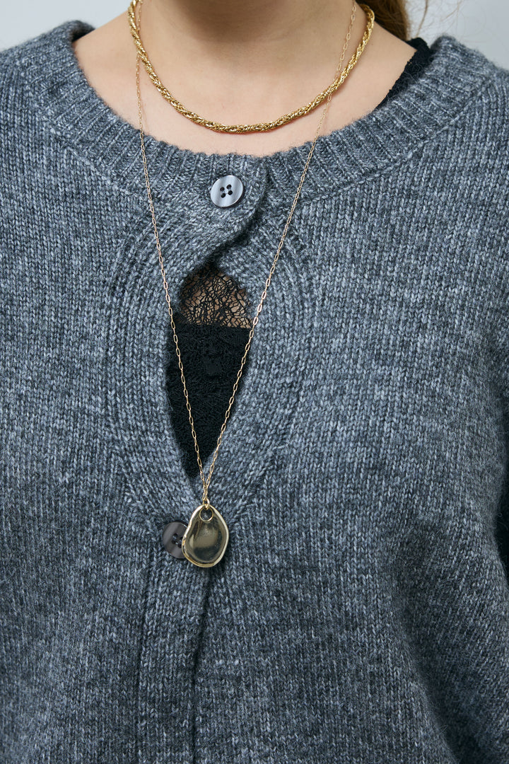 [予約]センターホール2wayニット