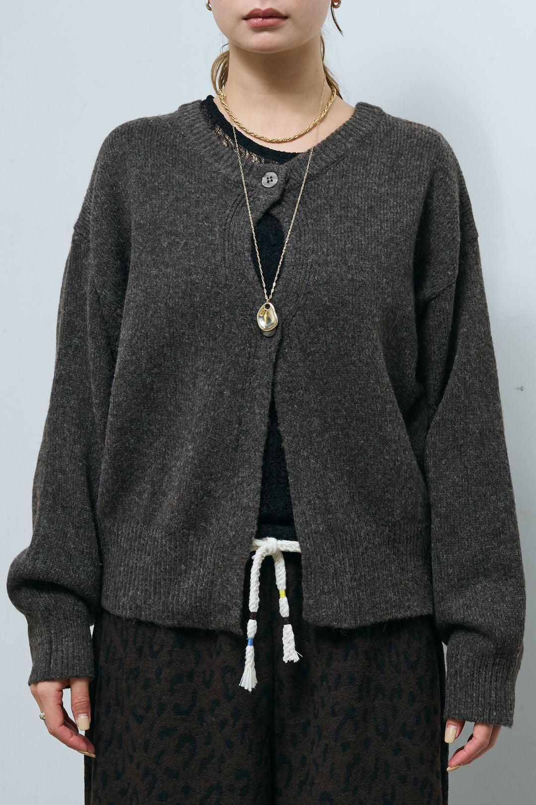 [予約]センターホール2wayニット