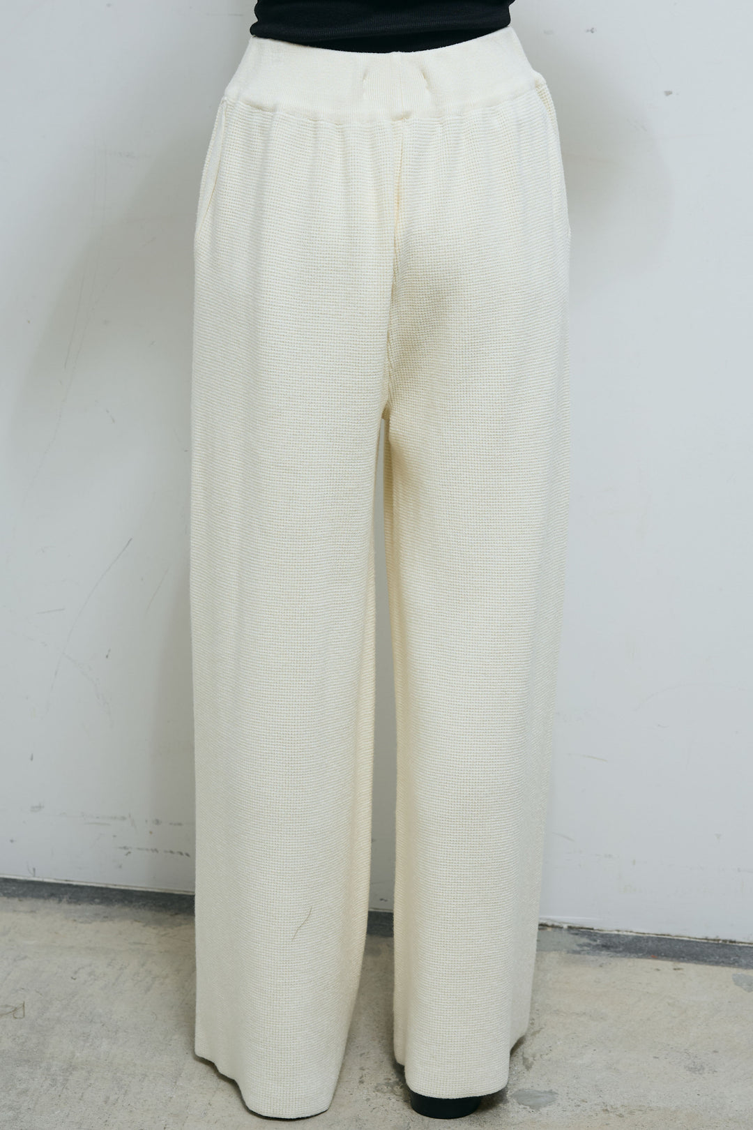 [予約/SET]ウエストレイヤードニットセットアップ+テディロングコート(2set)