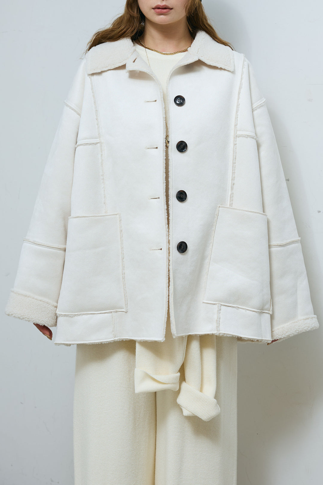 [予約]フェイクムートンカバーオール