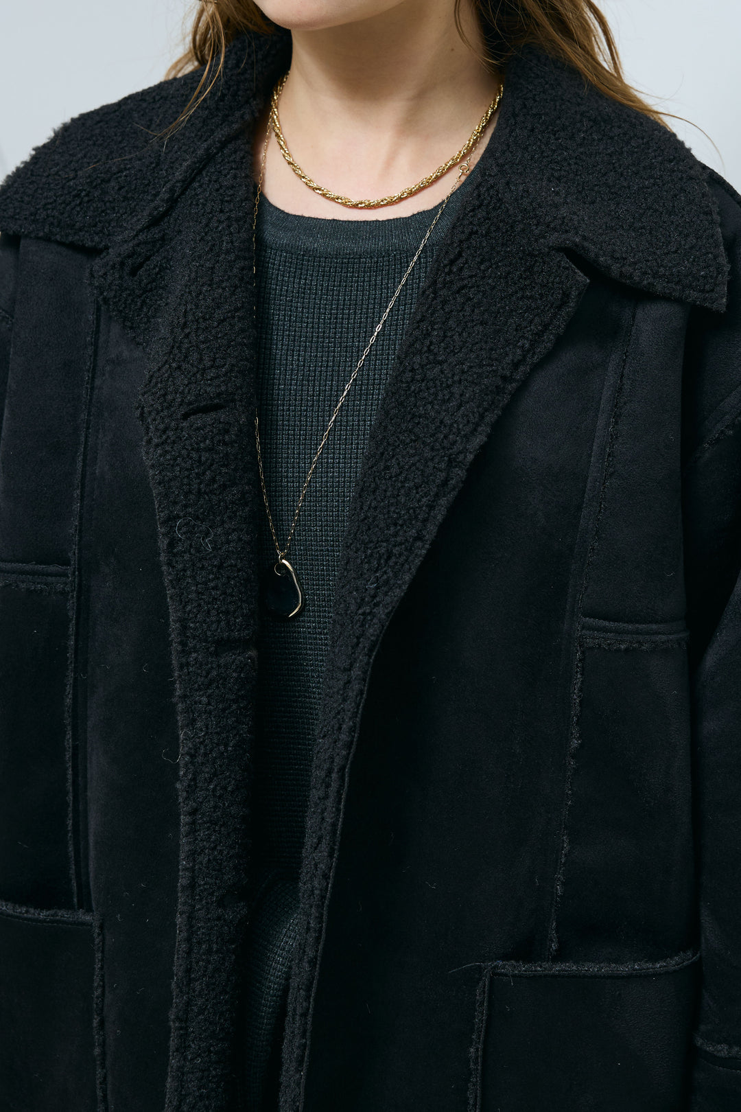 [予約]フェイクムートンカバーオール