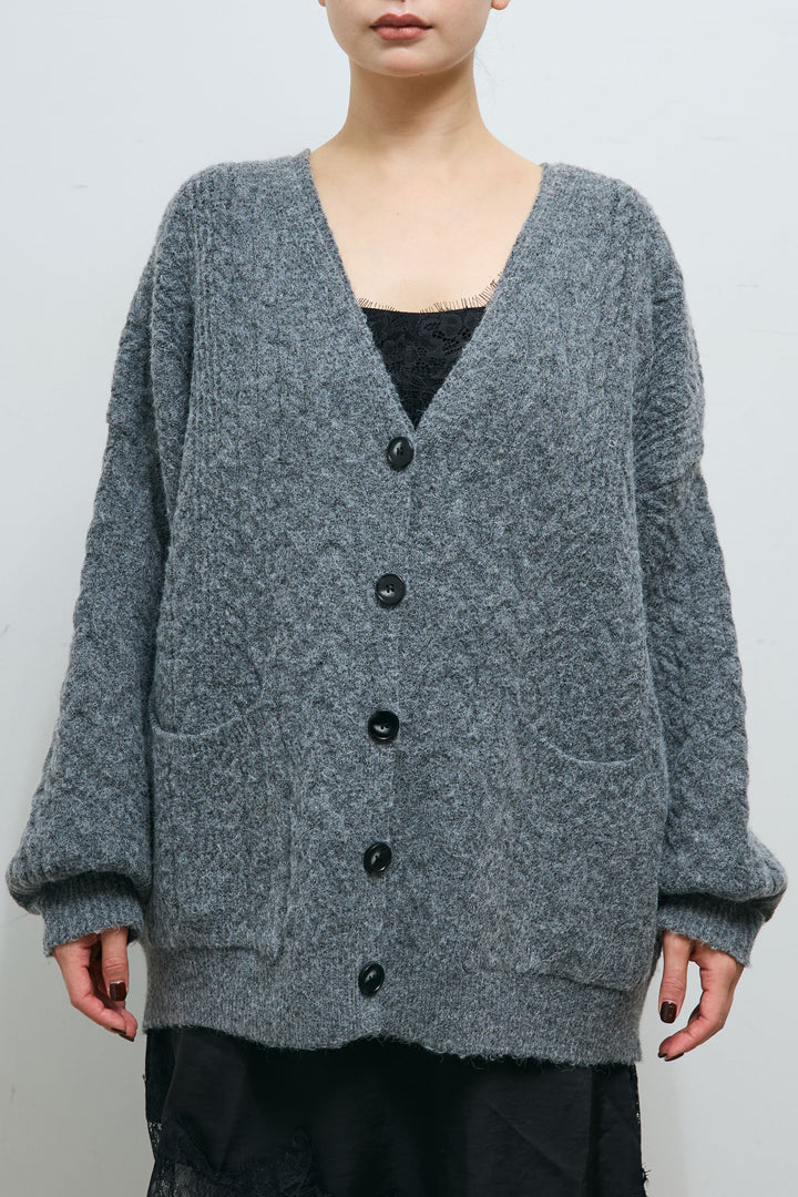 [予約/SET]エブリデイ3ピースニットアップ+アシンメトリーレースロングキャミ(2set)