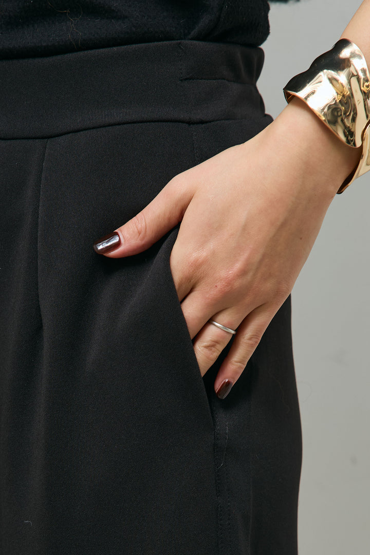 [予約/SET]ウェーブシャギーニットジャケット+エフォートレスカーブパンツ(2set)